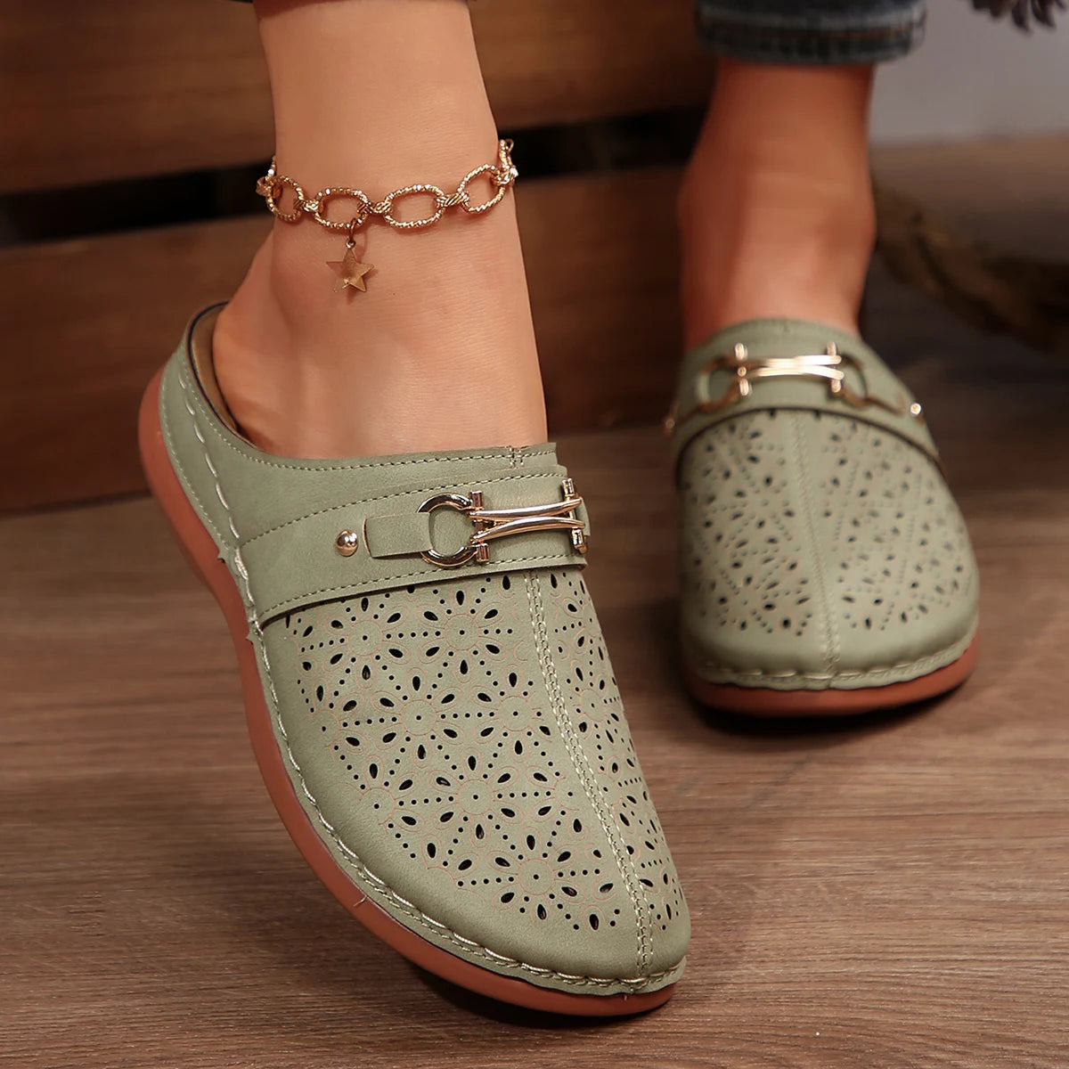 THE SOLARA | LIGHTWEIGHT WEDGE MULES