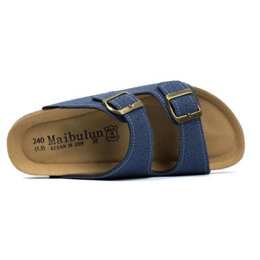 THE TUNDRA LITE | SUEDE SANDALS BLUE