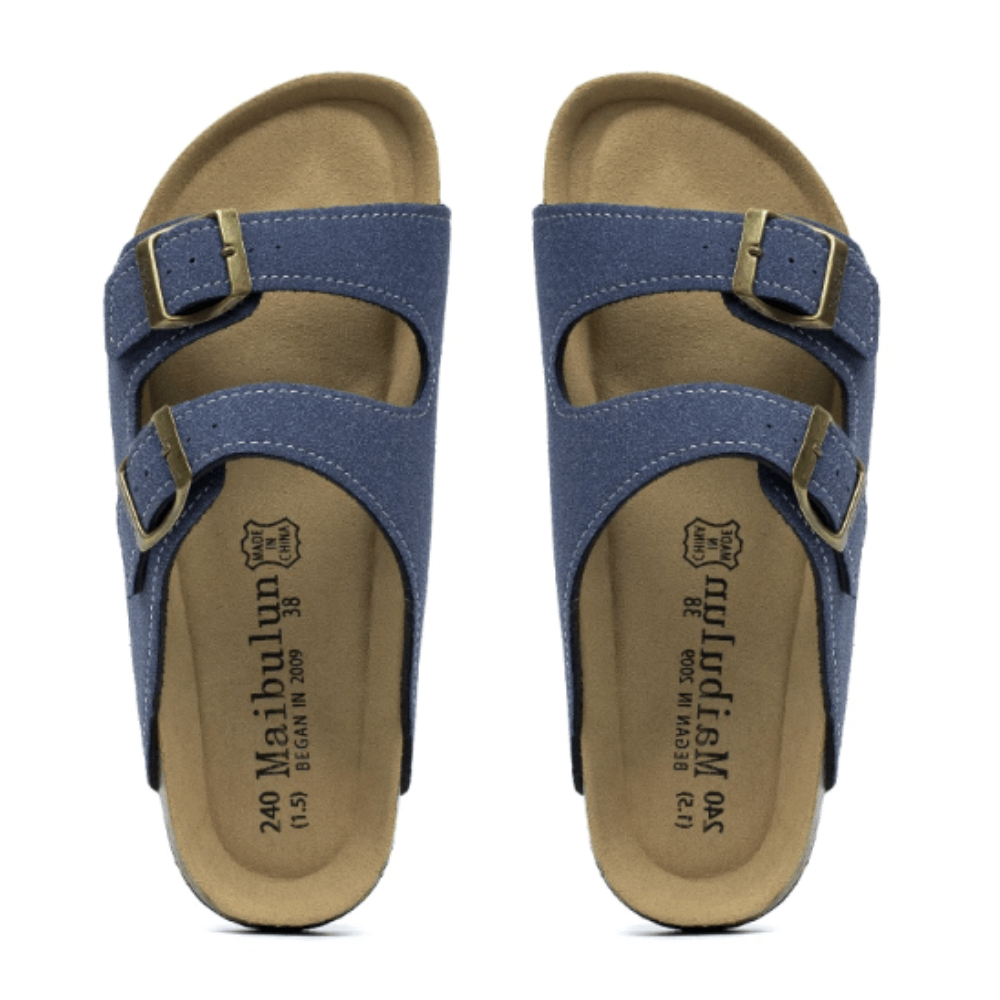THE TUNDRA LITE | SUEDE SANDALS BLUE