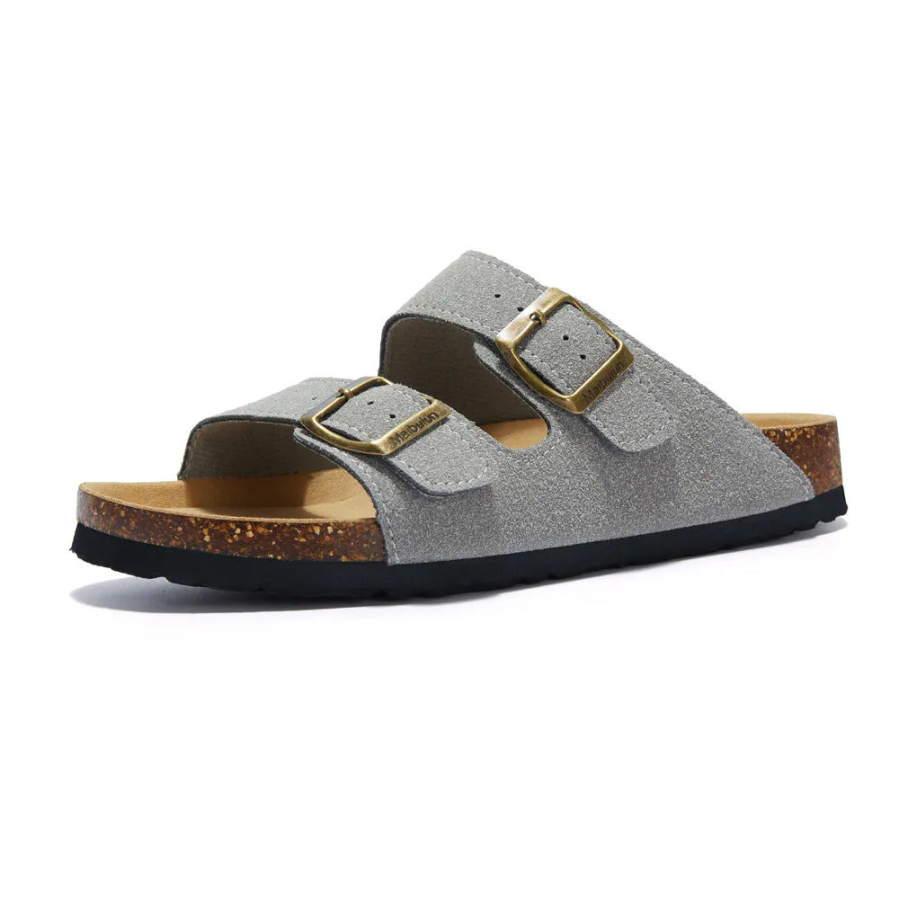 THE TUNDRA LITE | SUEDE SANDALS LIGHT GREY