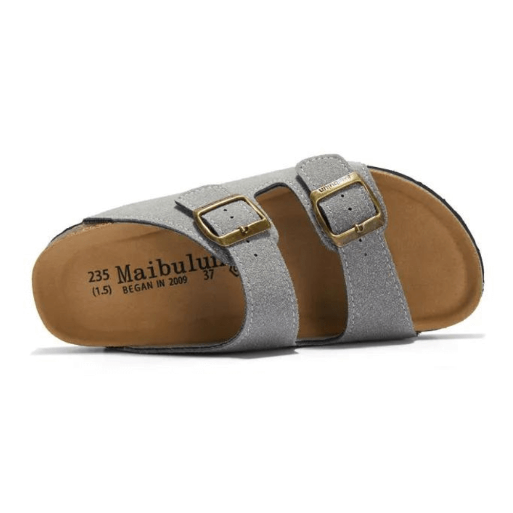THE TUNDRA LITE | SUEDE SANDALS LIGHT GREY