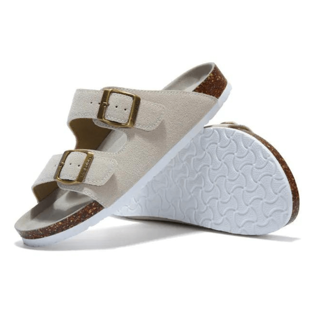 THE TUNDRA LITE | SUEDE SANDALS EGGSHELL
