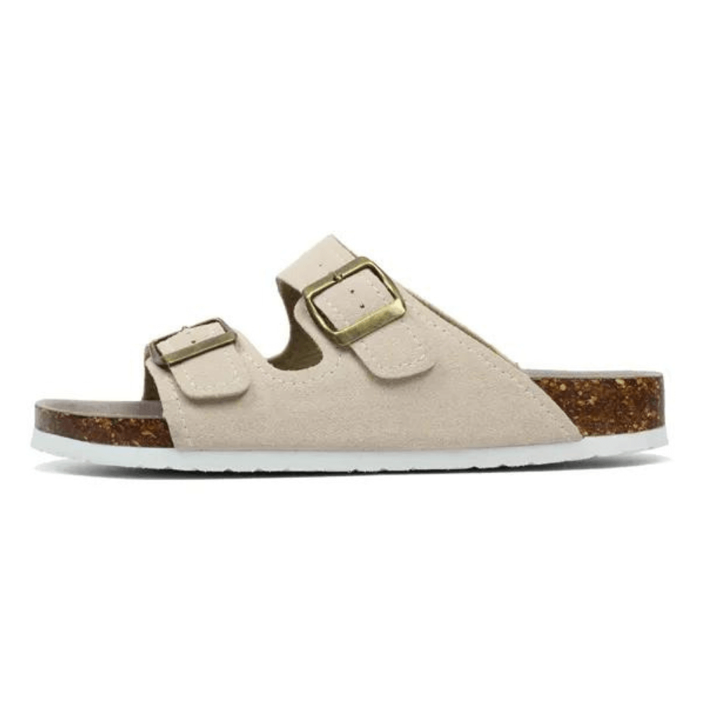 THE TUNDRA LITE | SUEDE SANDALS EGGSHELL