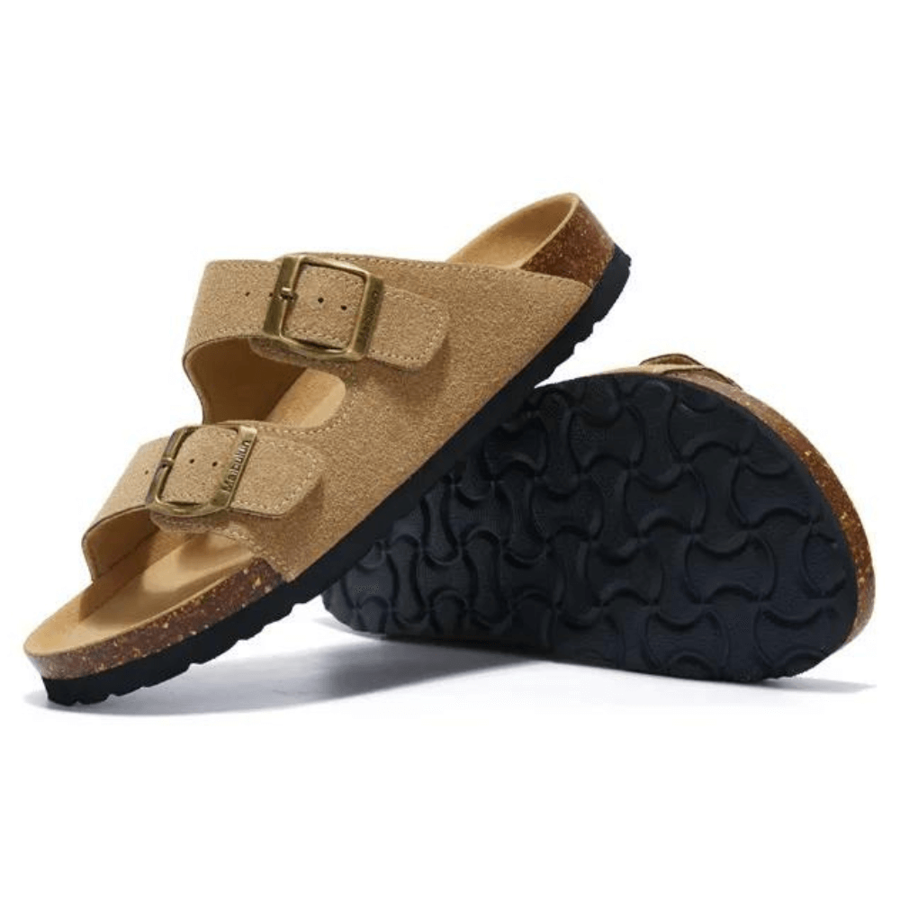 THE TUNDRA LITE | SUEDE SANDALS LIGHT BROWN