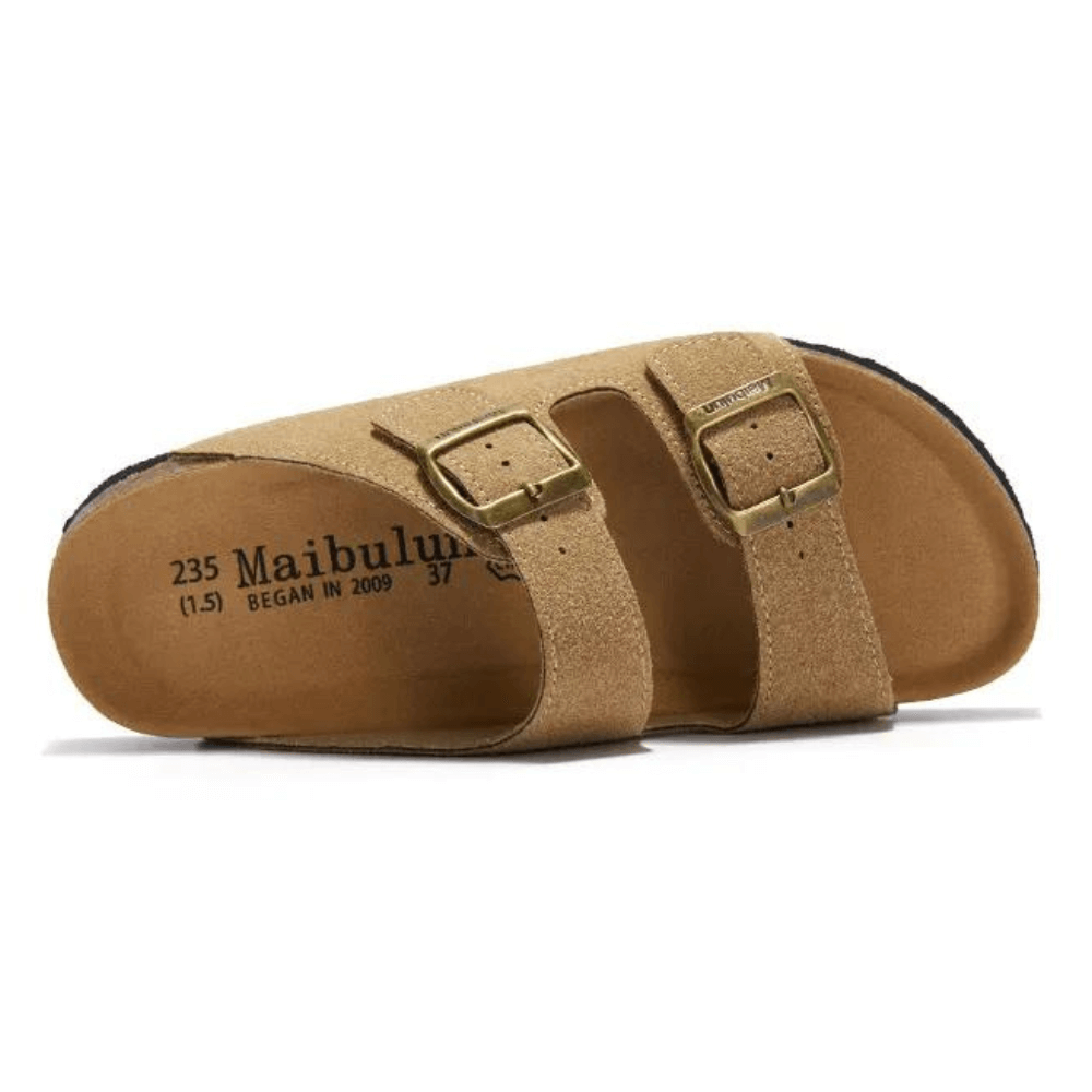 THE TUNDRA LITE | SUEDE SANDALS LIGHT BROWN