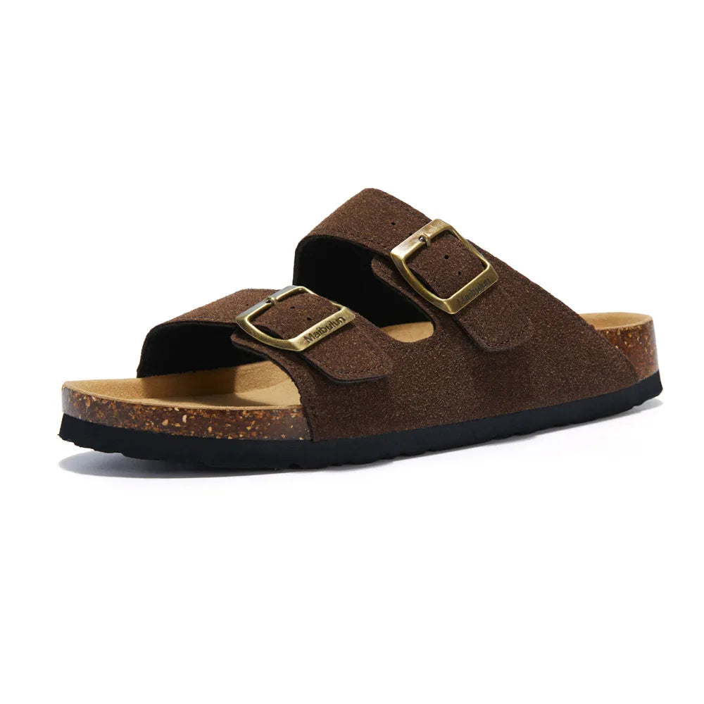 THE TUNDRA LITE | SUEDE SANDALS DARK BROWN