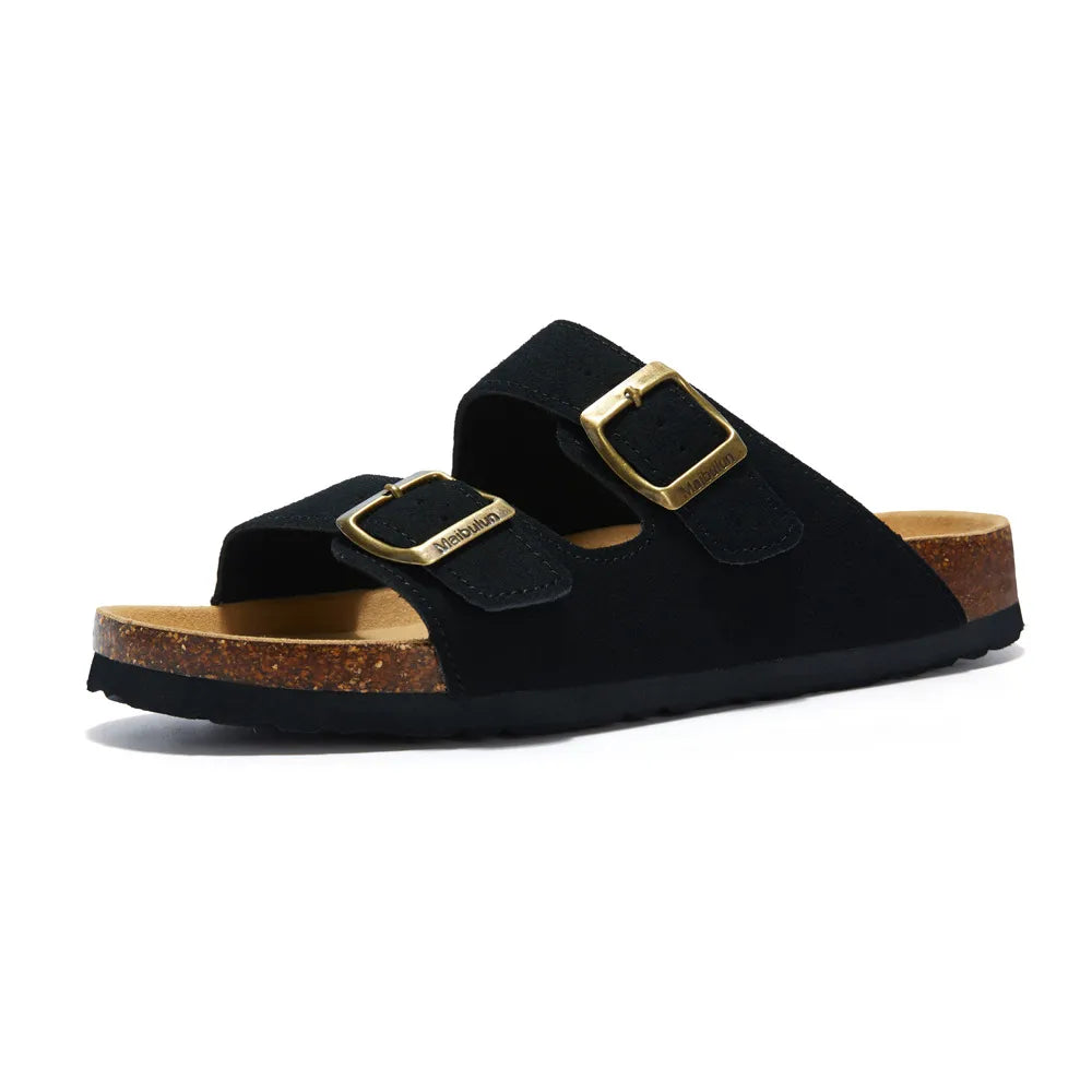 THE TUNDRA LITE | SUEDE SANDALS BLACK