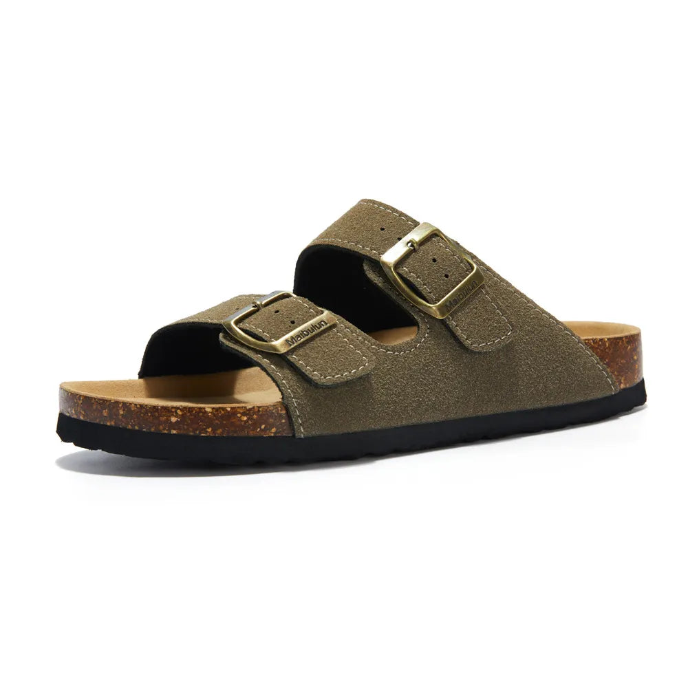 THE TUNDRA LITE | SUEDE SANDALS GREEN