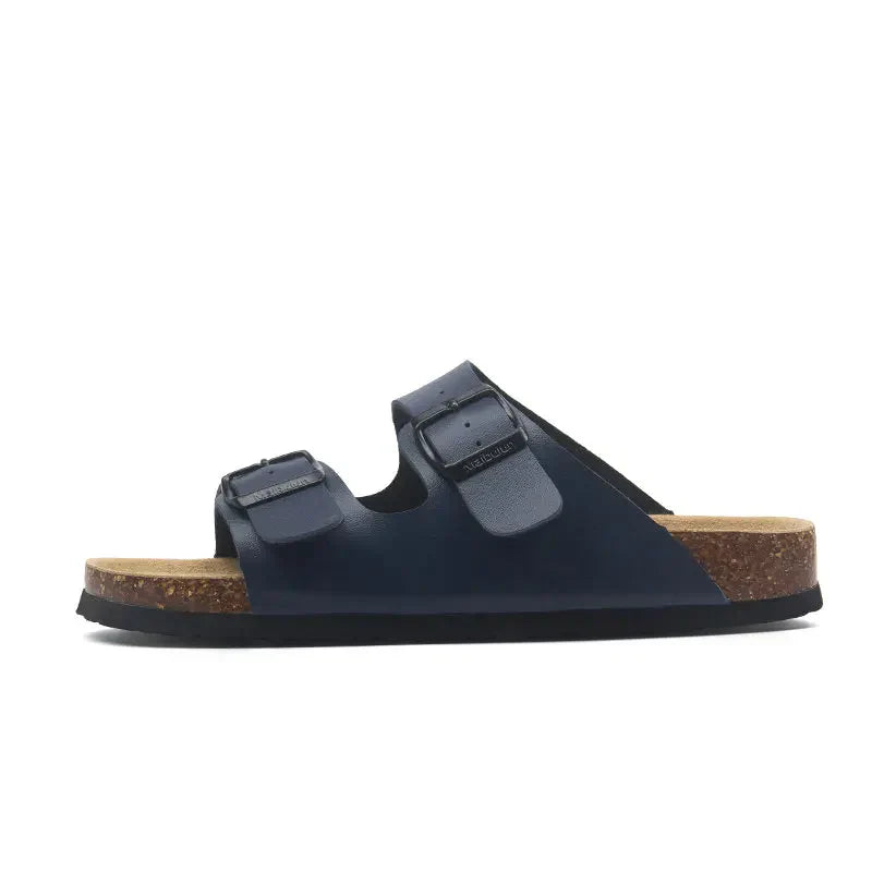 THE TUNDRA LITE | LEATHER SANDALS NAVY