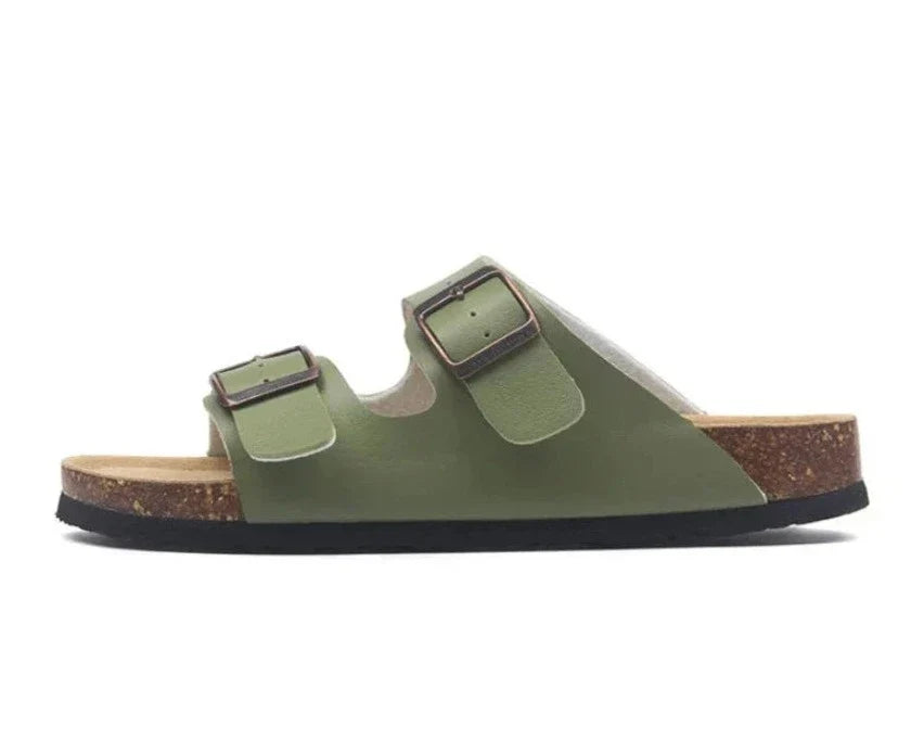 THE TUNDRA LITE | LEATHER SANDALS GREEN