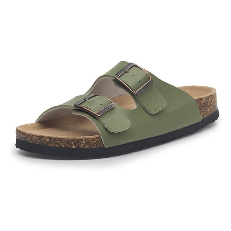 THE TUNDRA LITE | LEATHER SANDALS GREEN