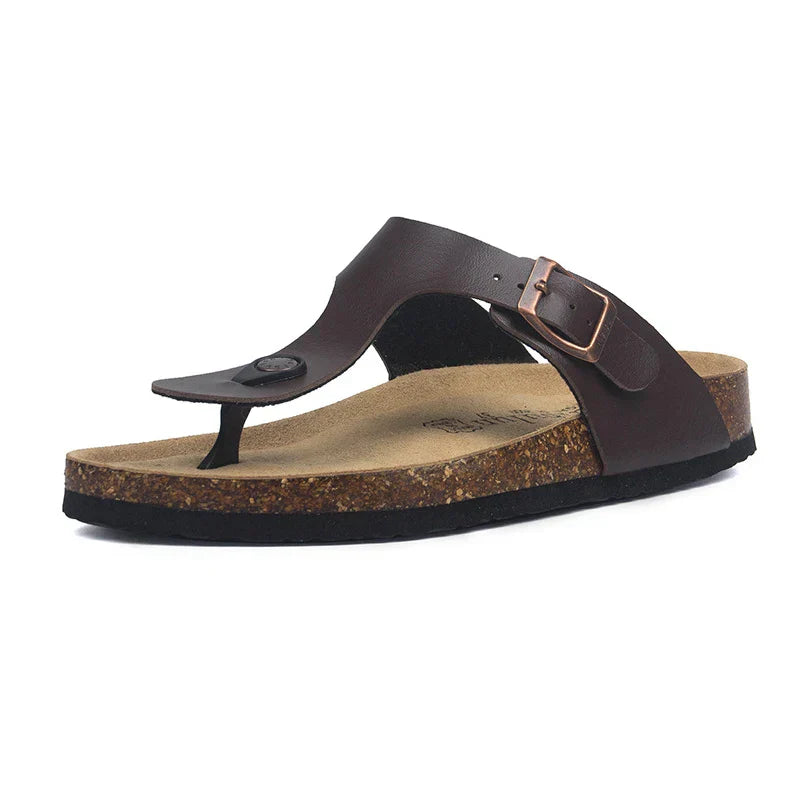 THE ALGONQUIN | SANDALS DARK BROWN