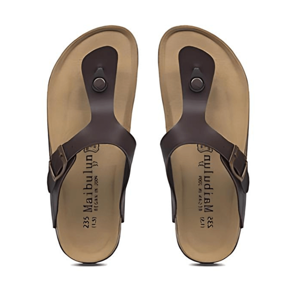 THE ALGONQUIN | SANDALS DARK BROWN