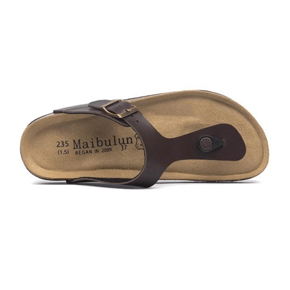 THE ALGONQUIN | SANDALS DARK BROWN