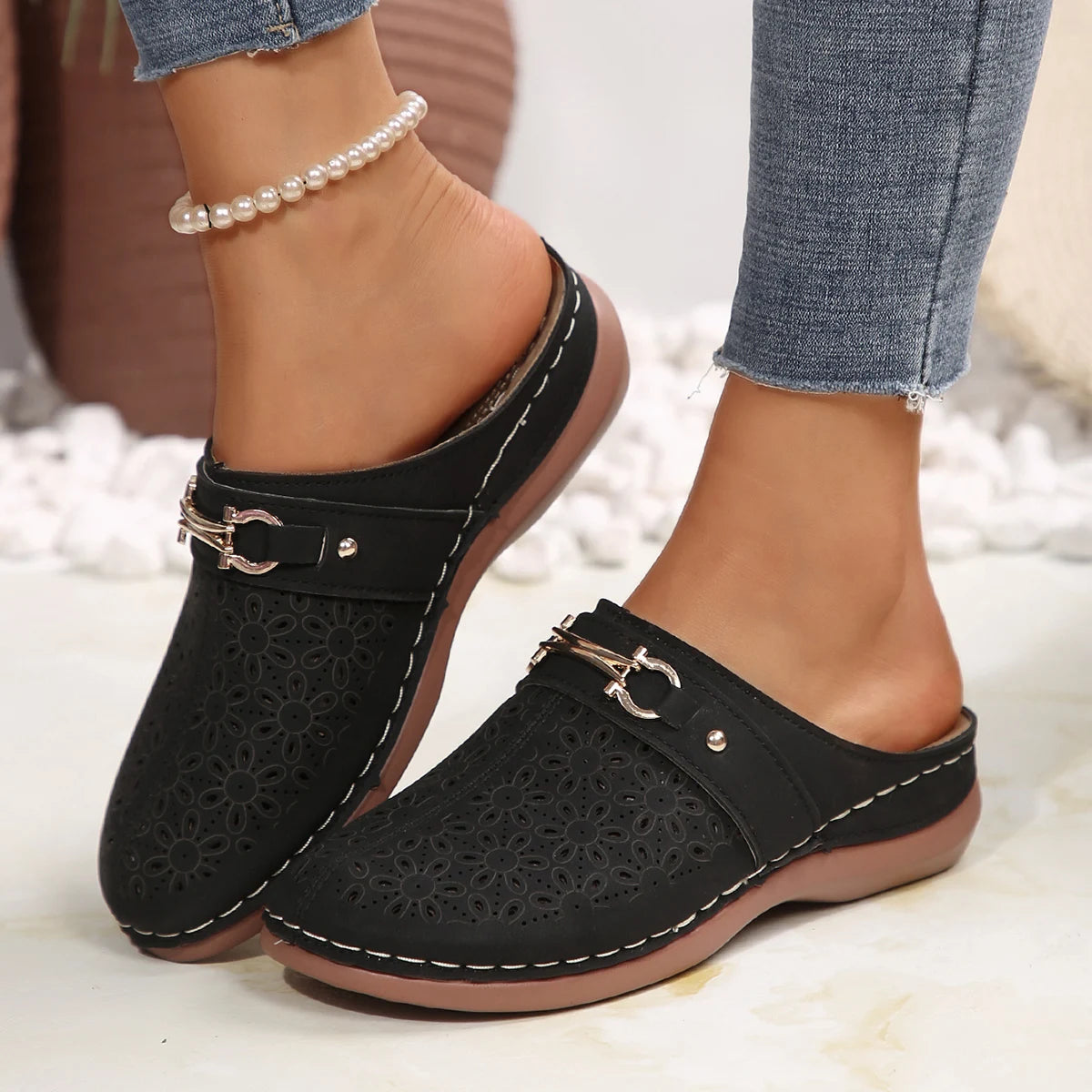 THE SOLARA | LIGHTWEIGHT WEDGE MULES
