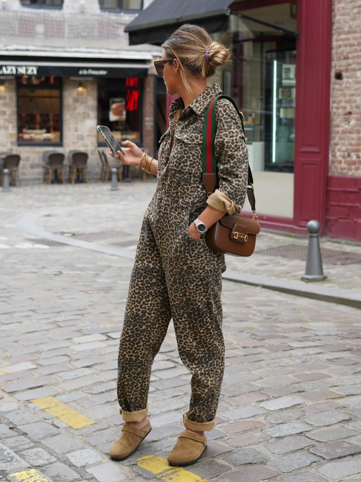 THE LEOPARD | LONG SLEEVE JUMPSUIT