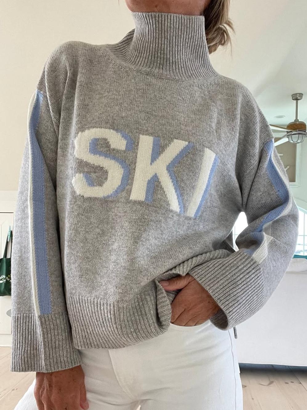 THE SKI  CASHMERE TURTLENECK SWEATER