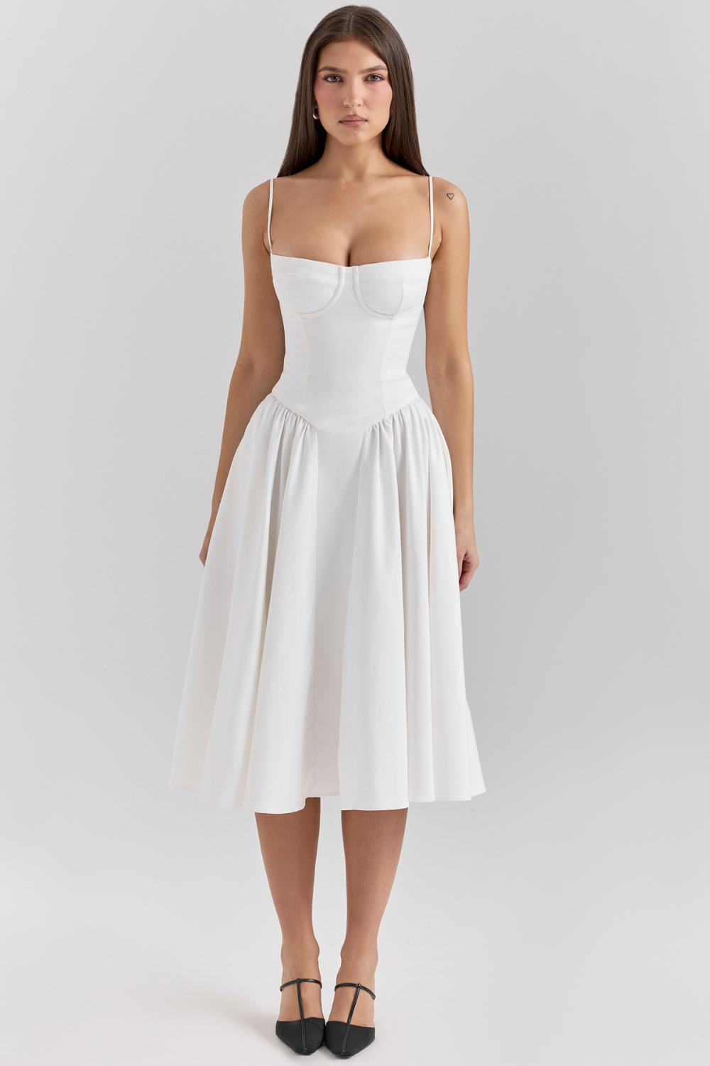 THE SERENE | CORSET MIDI DRESS [Buy 1 Get 1 Free]