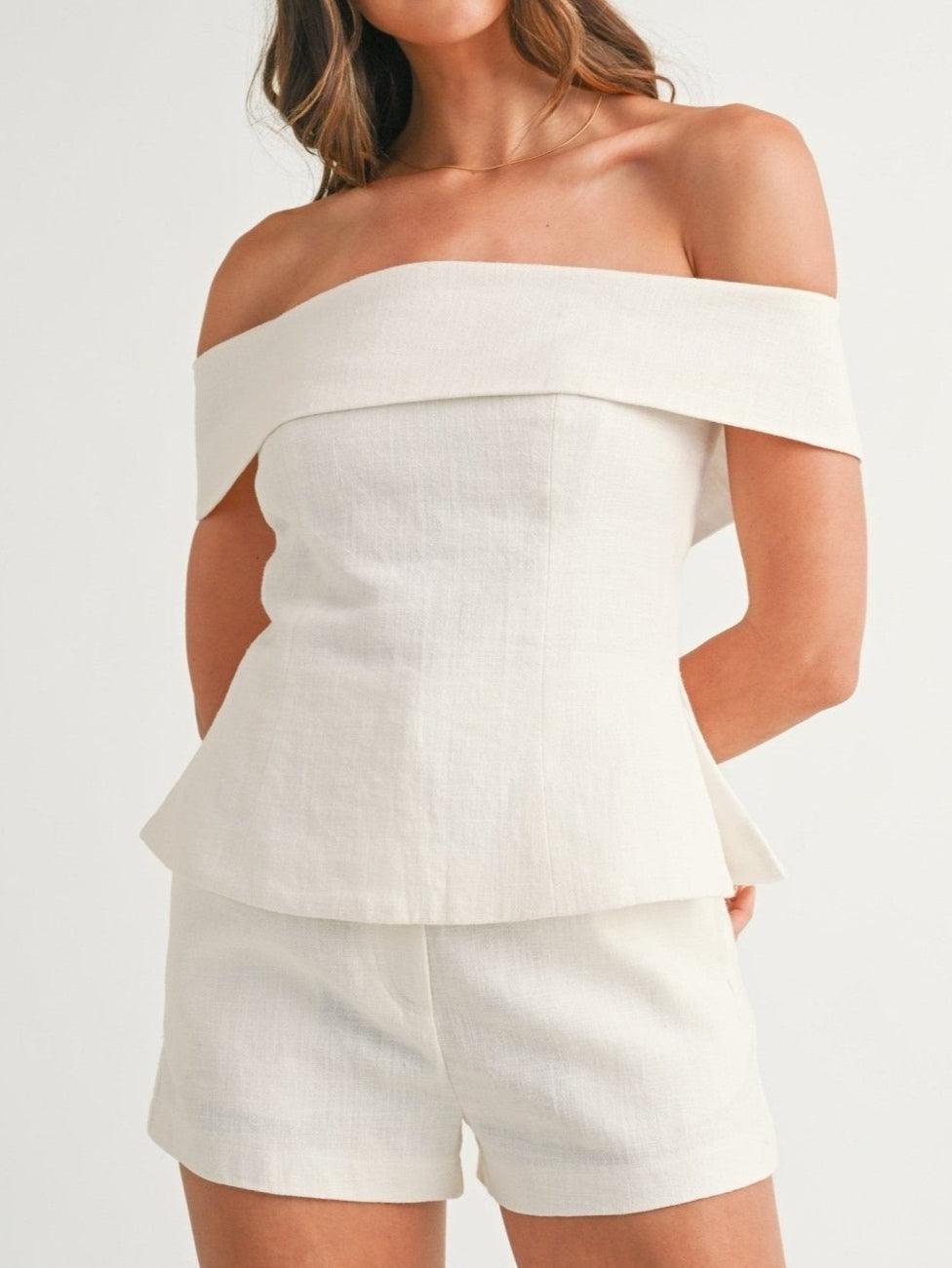 THE NOA | LINEN TWO-PIECE SET