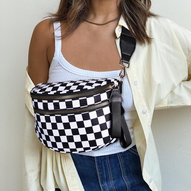 THE KAYA | MODERN CHECK BUM BAG