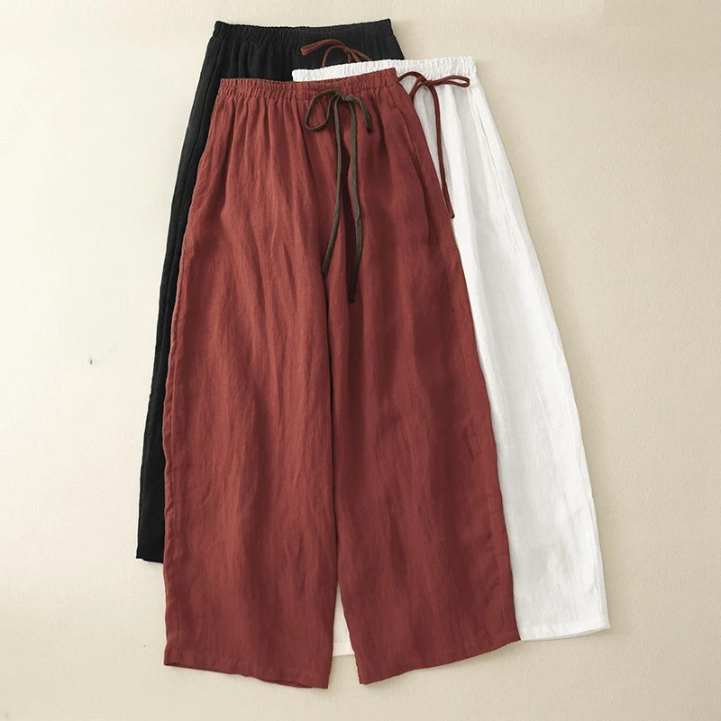 THE LIRENZA | FLOW LINEN TROUSERS