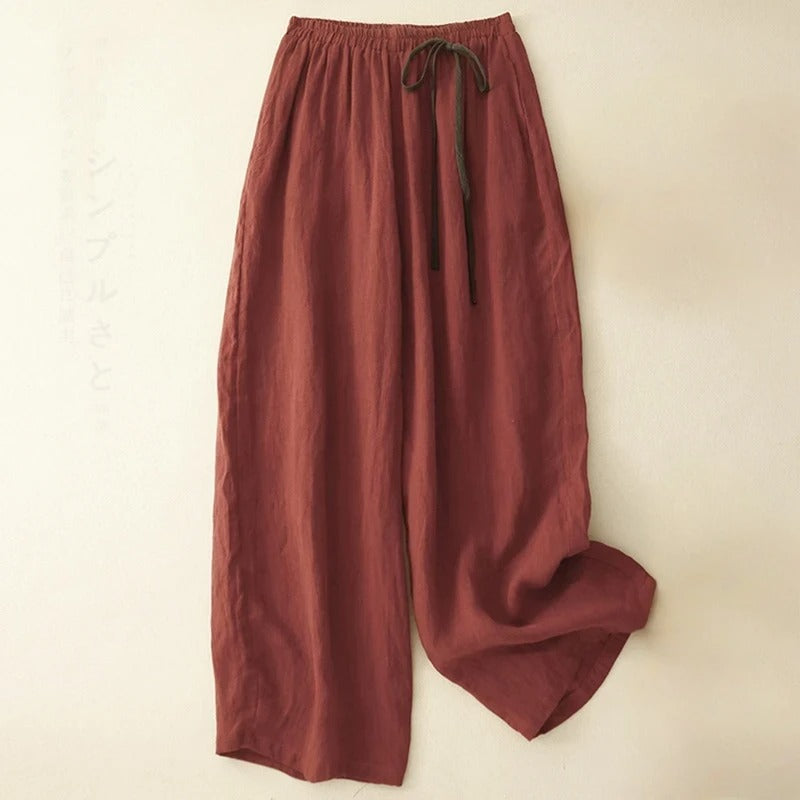 THE LIRENZA | FLOW LINEN TROUSERS
