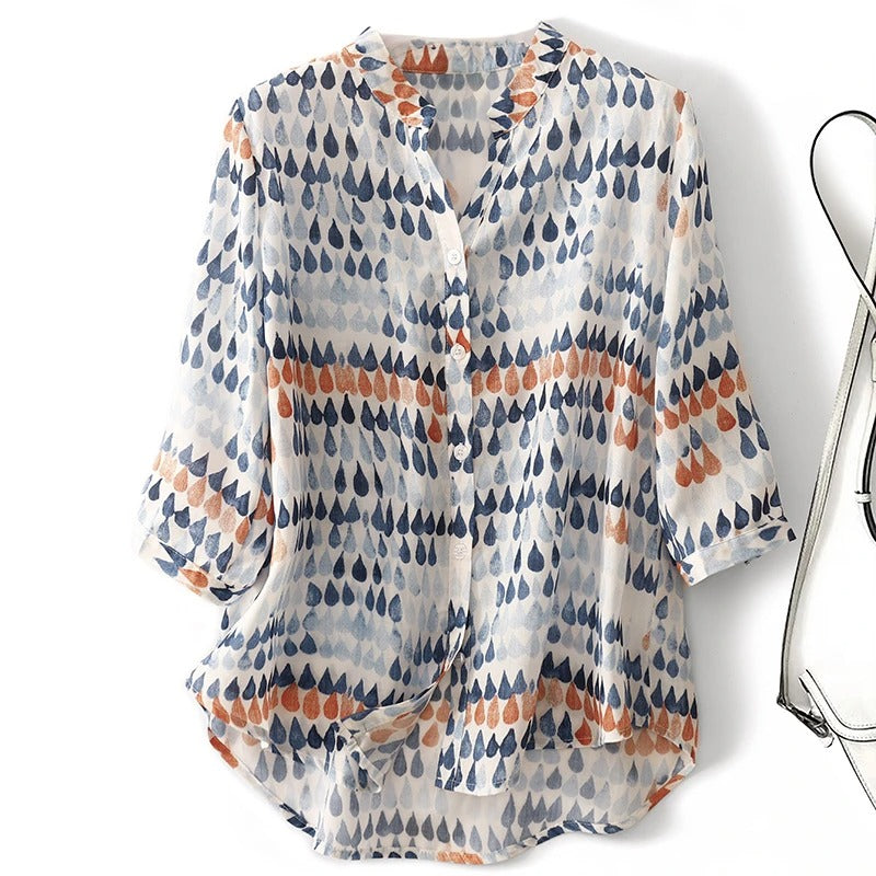 THE NAYARA | LIGHTWEIGHT LINEN BLOUSE