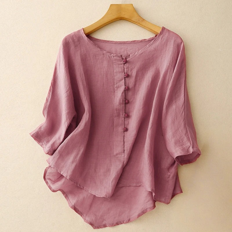 THE GLORIA | LINEN BLOUSE