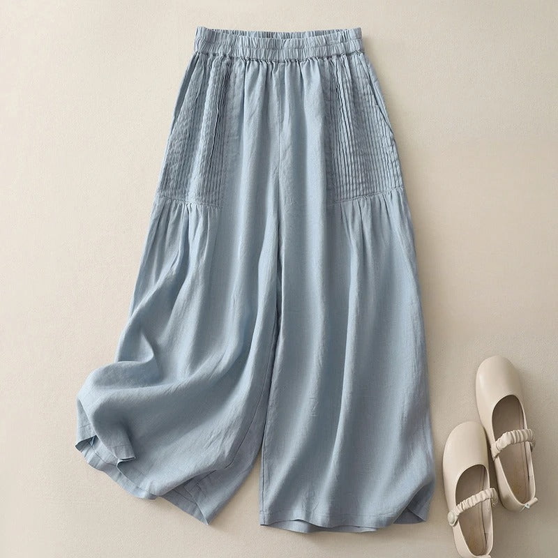 THE NARAYE | LINEN TAPERED TROUSERS