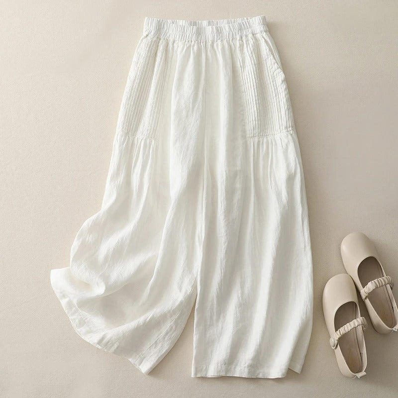 THE NARAYE | LINEN TAPERED TROUSERS