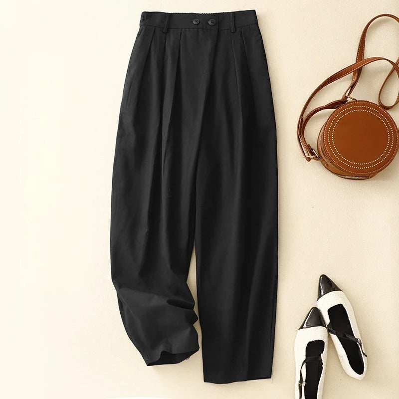THE NOURA | RELAXED LINEN TROUSERS