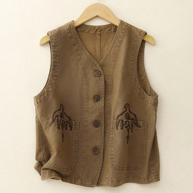 THE LOVELY | LINEN EASE VEST