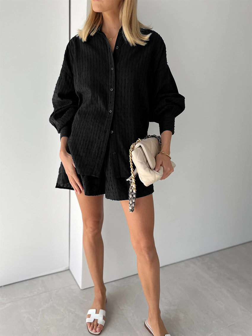 THE ELIZA | BREEZY SHIRT AND SHORTS SET