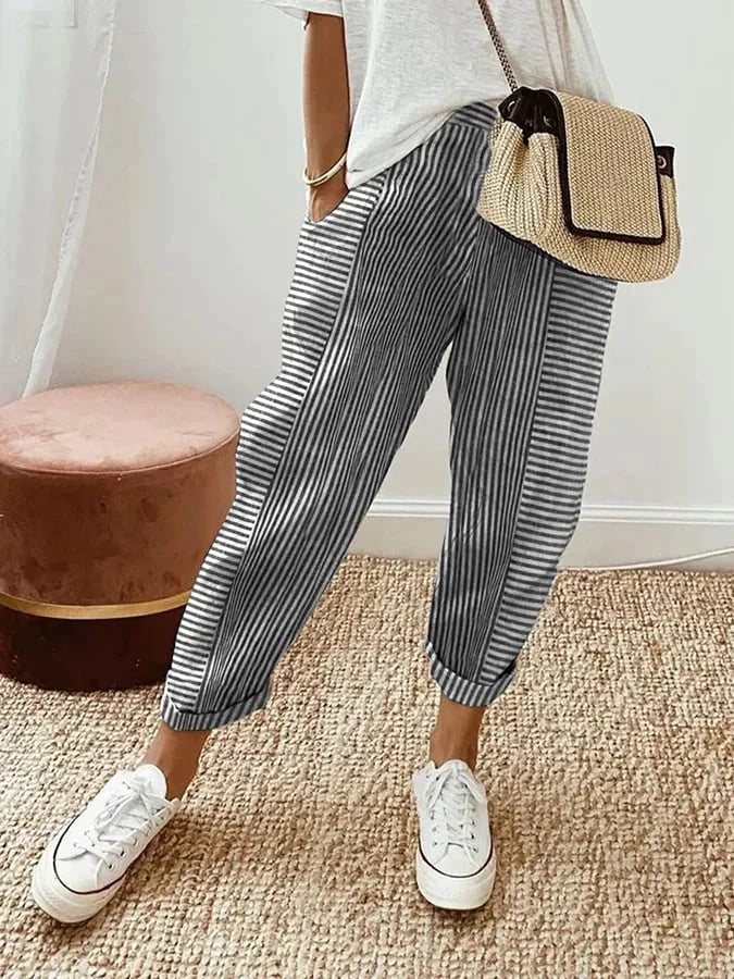 THE LORE | STRIPED TROUSERS