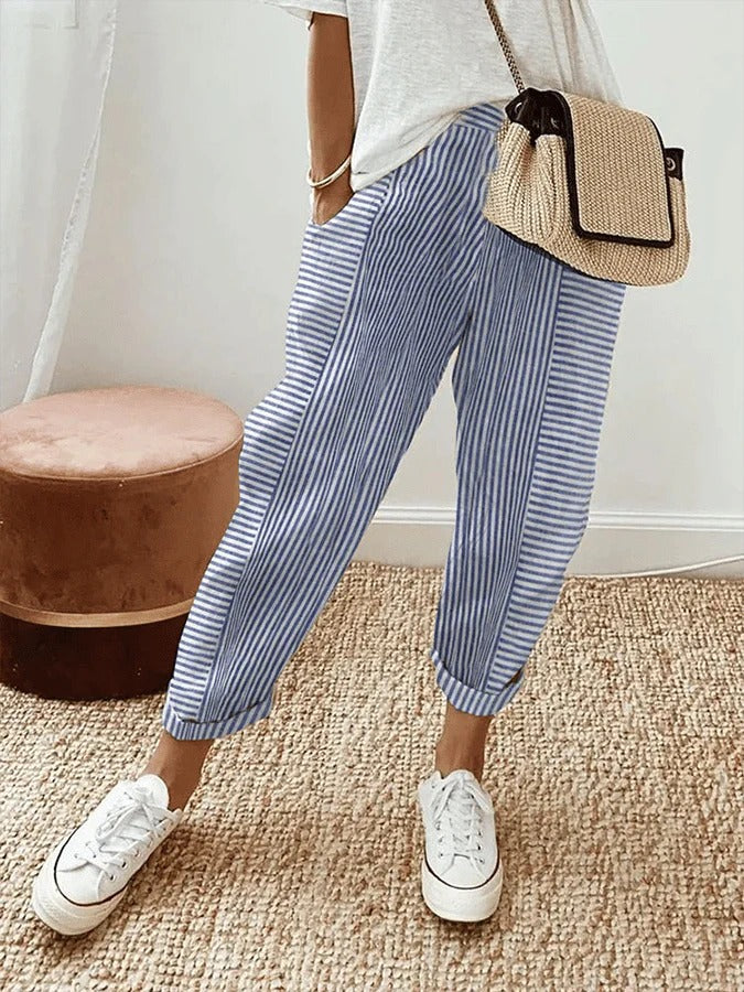 THE LORE | STRIPED TROUSERS