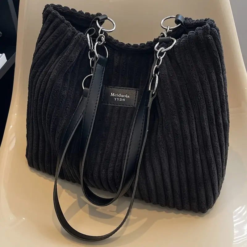 THE ELARA | ELEGANT CORDUROY BAG
