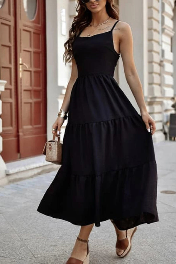 THE ANNA | BODICE TIERED MAXI DRESS