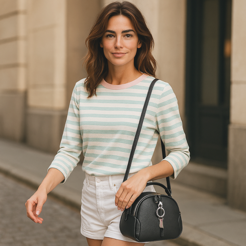 THE COLETTE | DUSTY ROSE RFID-PROTECTED MINI CROSSBODY
