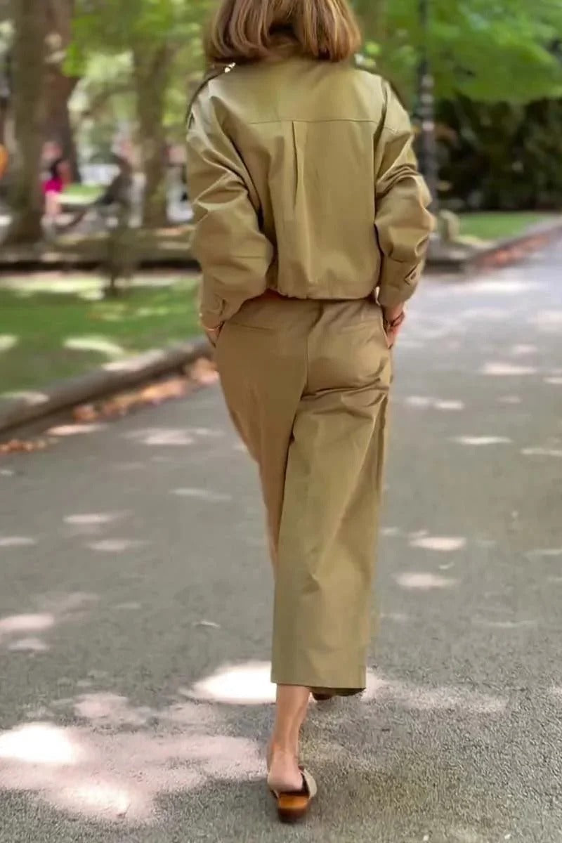 THE VIVARA | ELEGANT RELAXED CARGO SET