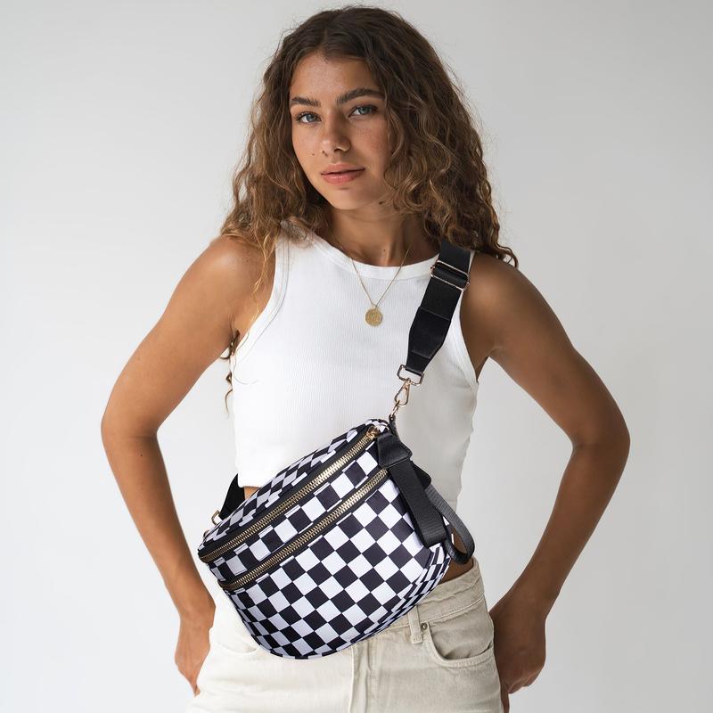 THE KAYA | MODERN CHECK BUM BAG