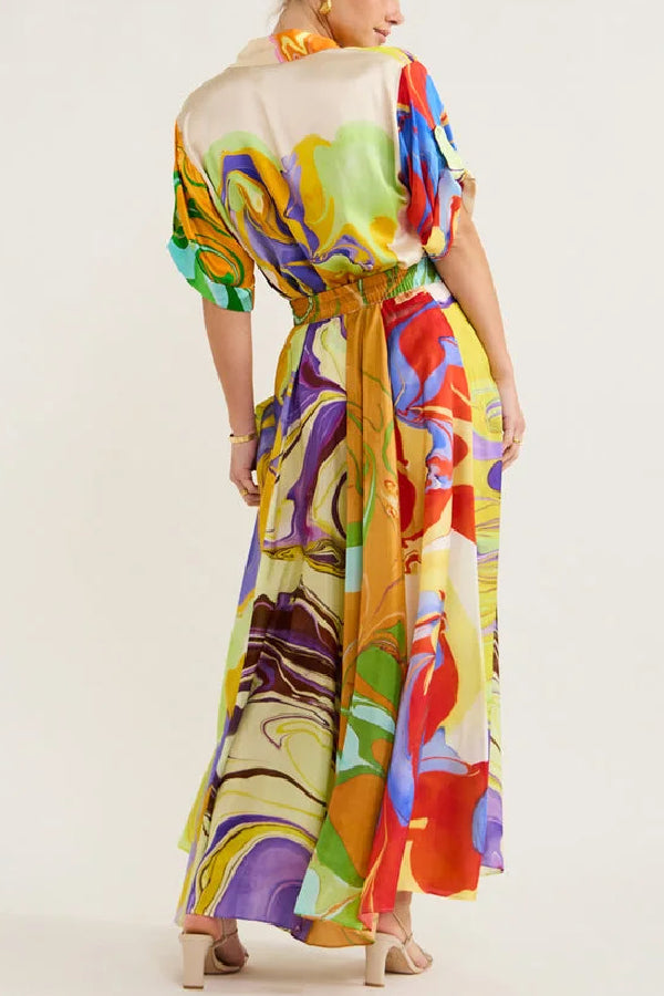 THE ROSA |SILK SKIRT ENSEMBLE