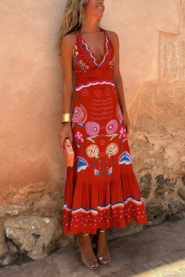 THE DENIS | ART SUSPENDER DRESS