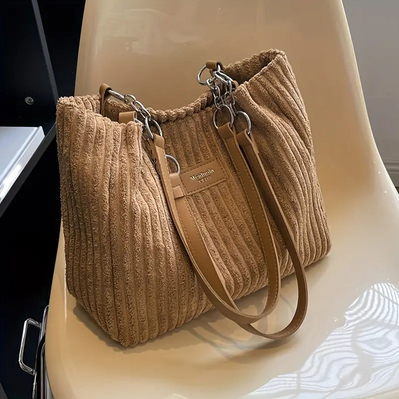 THE ELARA | ELEGANT CORDUROY BAG