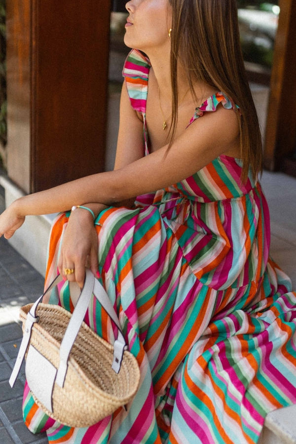 THE ESTHER | SUSPENDER LONG DRESS