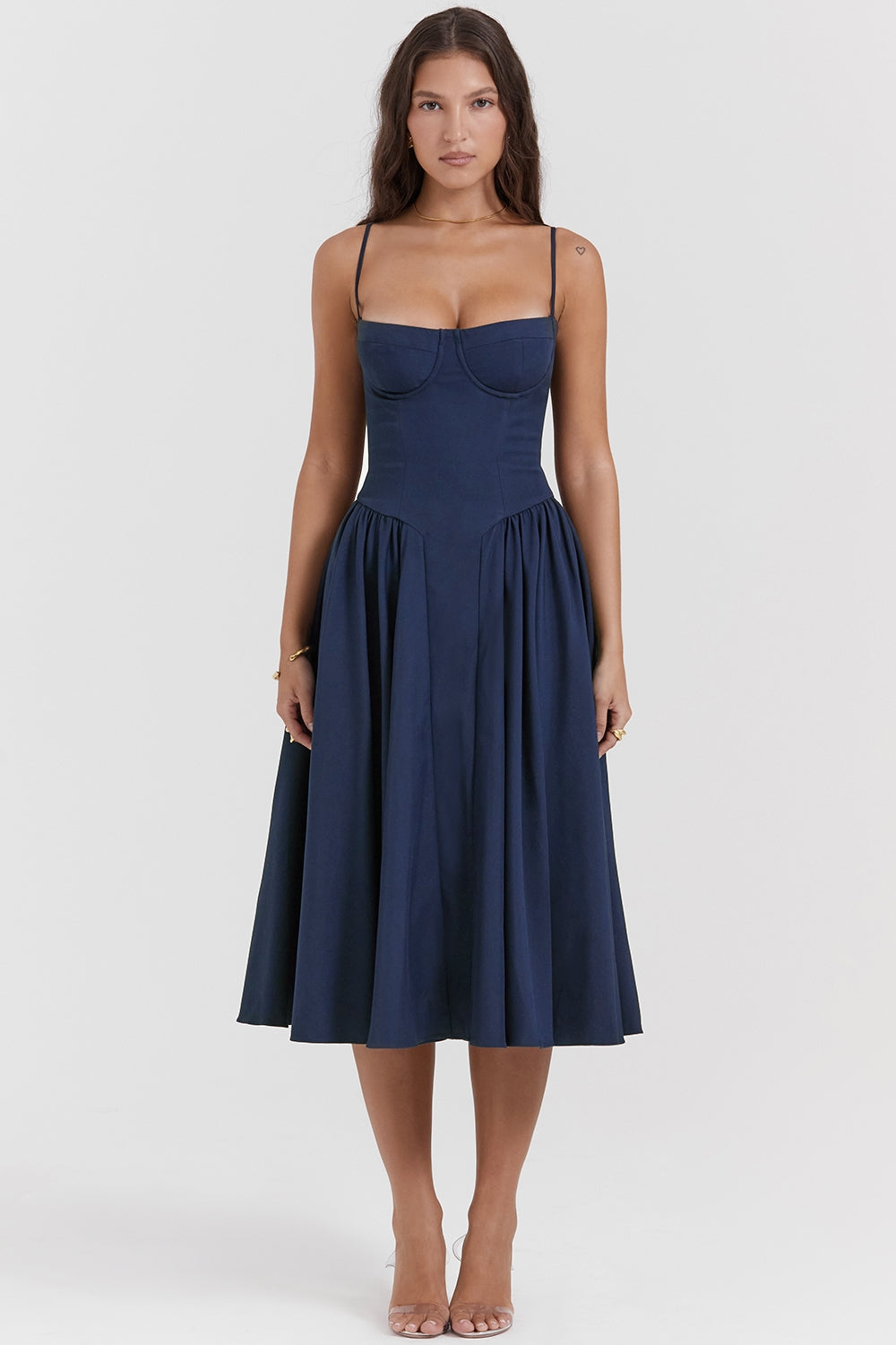 THE SERENE | CORSET MIDI DRESS [Buy 1 Get 1 Free]
