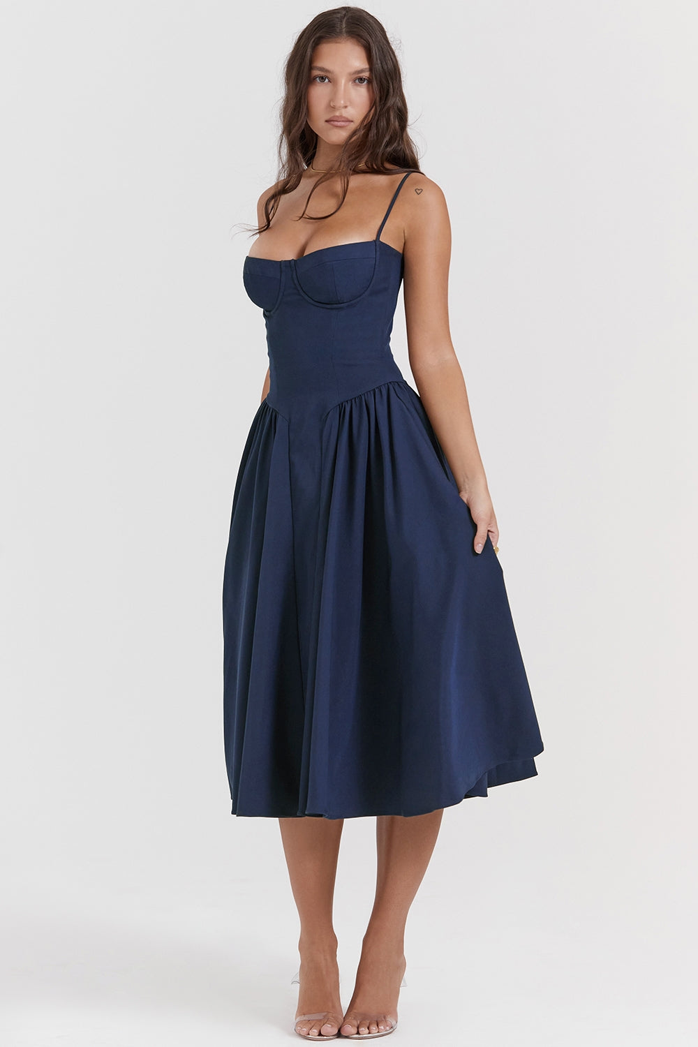 THE SERENE | CORSET MIDI DRESS [Buy 1 Get 1 Free]