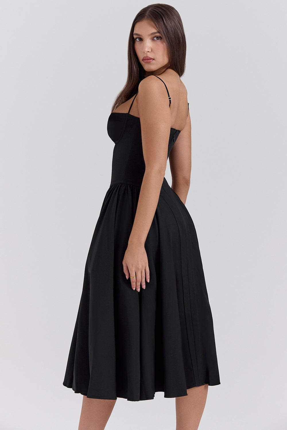 THE SERENE | CORSET MIDI DRESS [Buy 1 Get 1 Free]