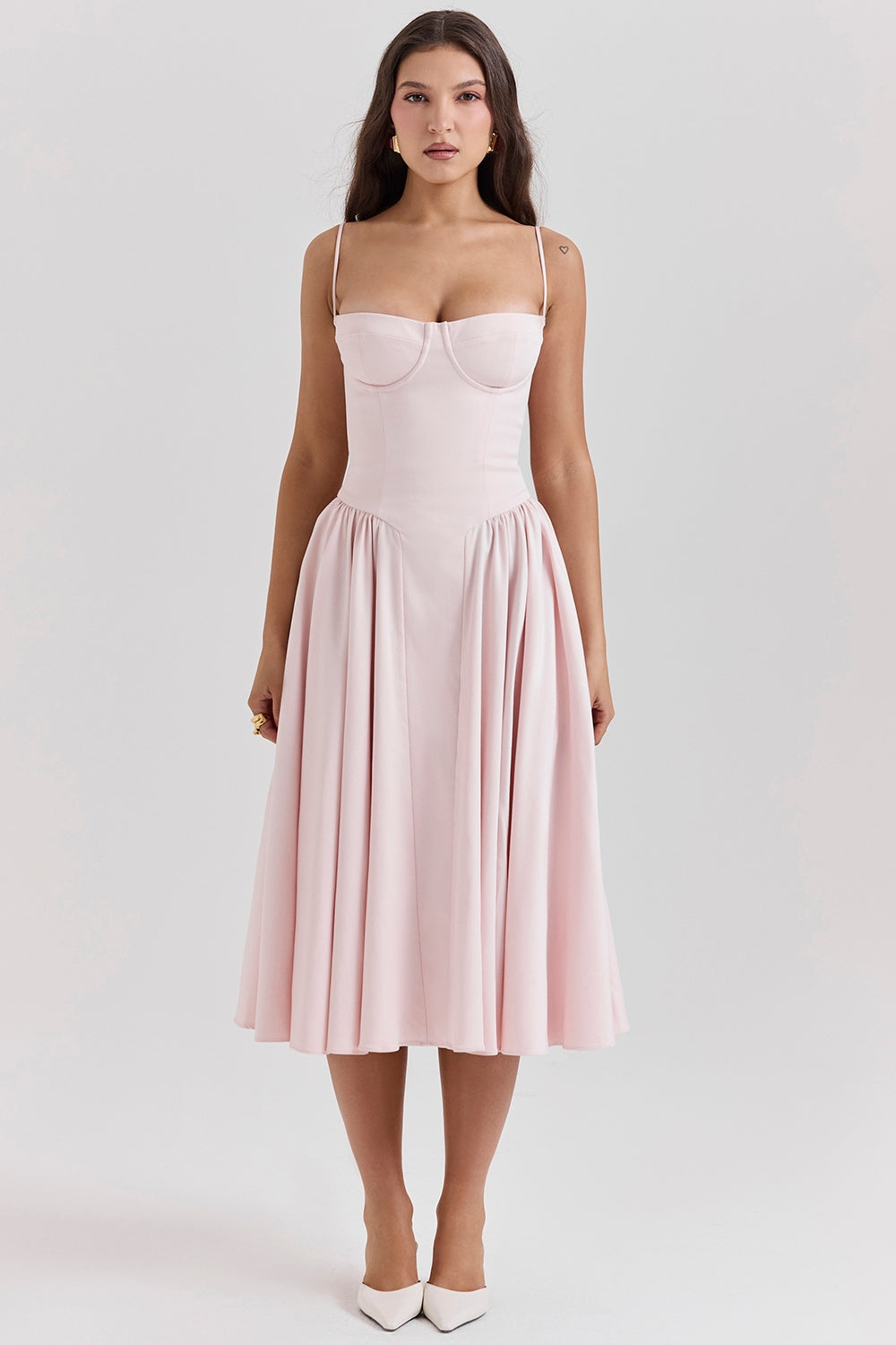 THE SERENE | CORSET MIDI DRESS [Buy 1 Get 1 Free]