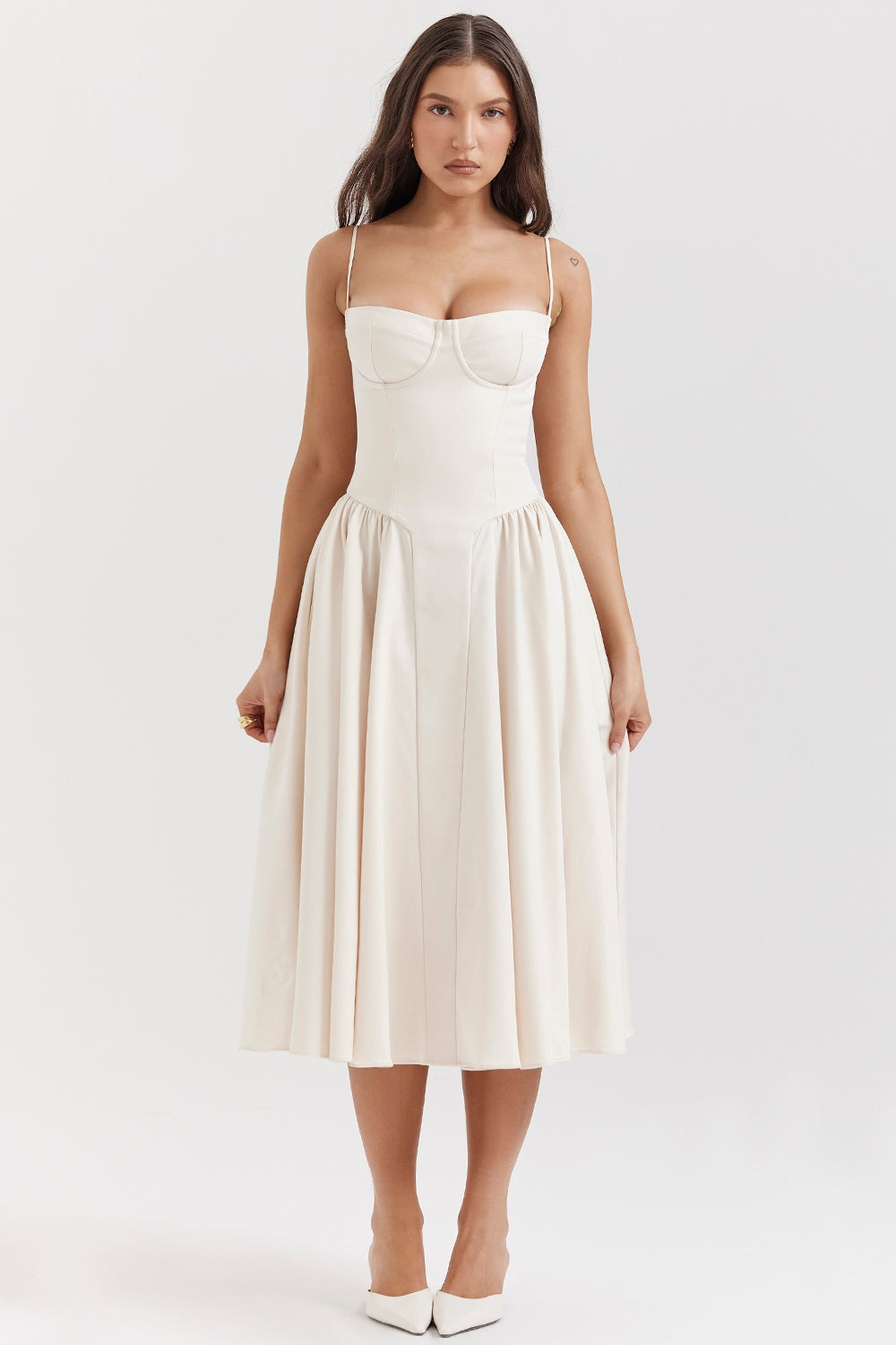 THE SERENE | CORSET MIDI DRESS [Buy 1 Get 1 Free]
