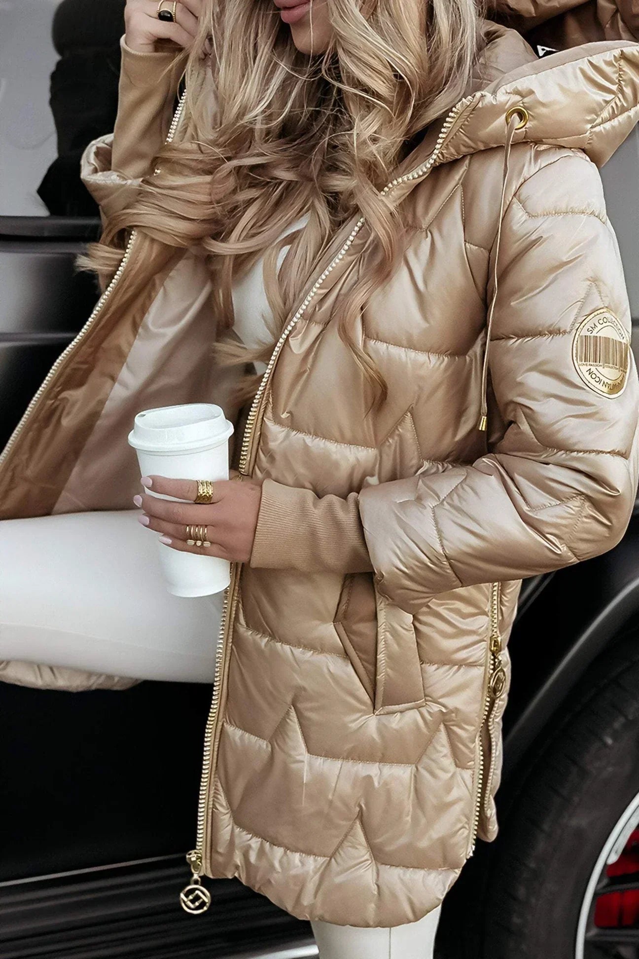 THE MAUREEN | ELEGANT HOODED WINTER COAT